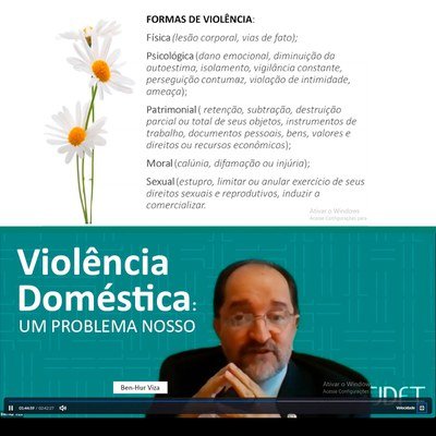 Juiz do TJDFT participa de palestra sobre violência doméstica para servidores do TSE