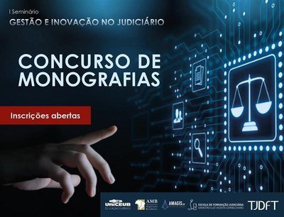 Concurso de Monografias do TJDFT: inscrições seguem abertas