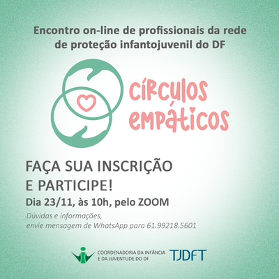 CIJ-DF promove a empatia entre profissionais da rede de proteção infantojuvenil