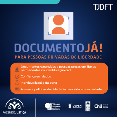 TJDFT inicia projeto para identificação biométrica de pessoas presas