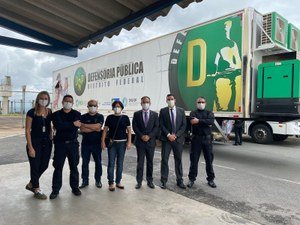 Juíza da VEP/DF acompanha atendimento da Defensoria Pública na Papuda