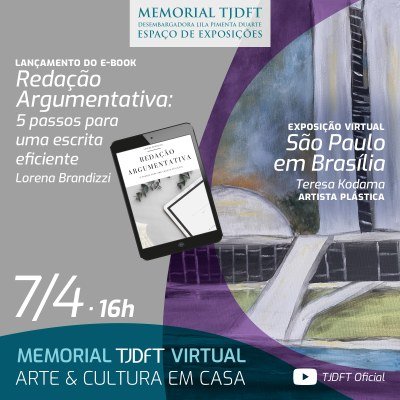 Memorial TJDFT: evento apresenta livro sobre escrita e exposição de arte