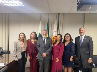 Presidente do TJDFT recebe visita de instituições da Justiça do DF