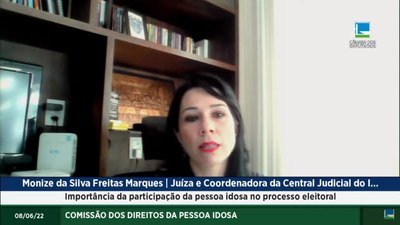 “O Brasil não é mais um país de jovens”, destaca juíza do TJDFT em audiência sobre pessoa idosa no processo eleitoral