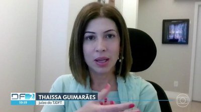 Juíza fala à TV Globo sobre campanha de combate ao assédio moral do TJDFT