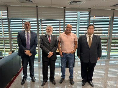 Presidente do TJDFT realiza visita institucional  ao Presidente da CLDF