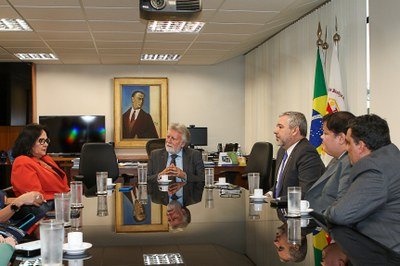 Presidente do TJDFT recebe visita institucional de Senadora