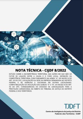 CIJDF destaca Nota Técnica sobre eleição de foro que versa sobre tema de novo Projeto de Lei