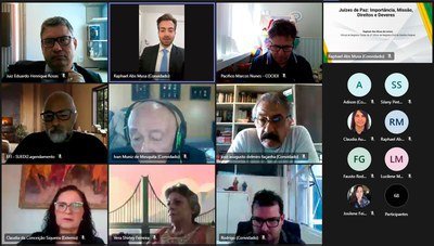 TJDFT realiza webinar sobre importância, missão e deveres dos Juízes de Paz