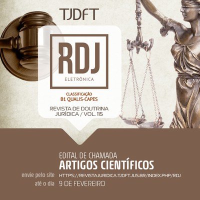 Últimas semanas: inscreva seu artigo na Revista de Doutrina Jurídica do TJDFT