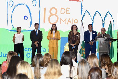 Maio Laranja: 1º Vice-Presidente do TJDFT participa de evento da Sejus sobre violência sexual infantojuvenil