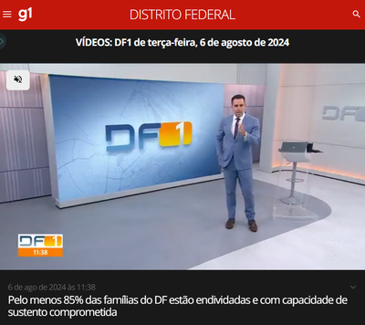 Programa de Superendividados do TJDFT é destaque em matéria da TV Globo