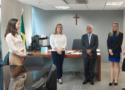 1º Vice-Presidente do TJDFT reúne equipe para aprimorar prestação jurisdicional