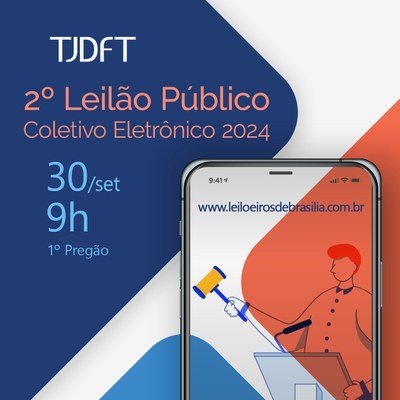 TJDFT realiza o 2º Leilão Público Coletivo de 2024